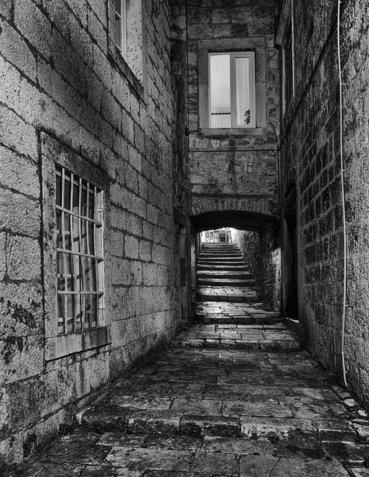 Side Street at Night, Korcula, Croatia 2014