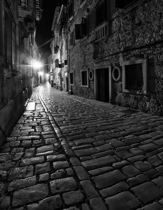 2am, Ulica Vladimira Svalbe, View East, Rovinj, Croatia