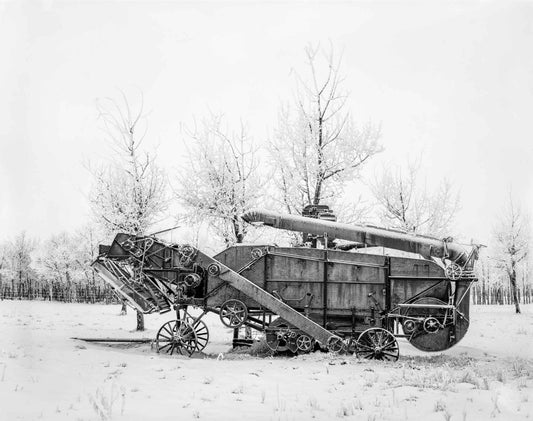 Hoarfrost and Combine, Alberta 1994