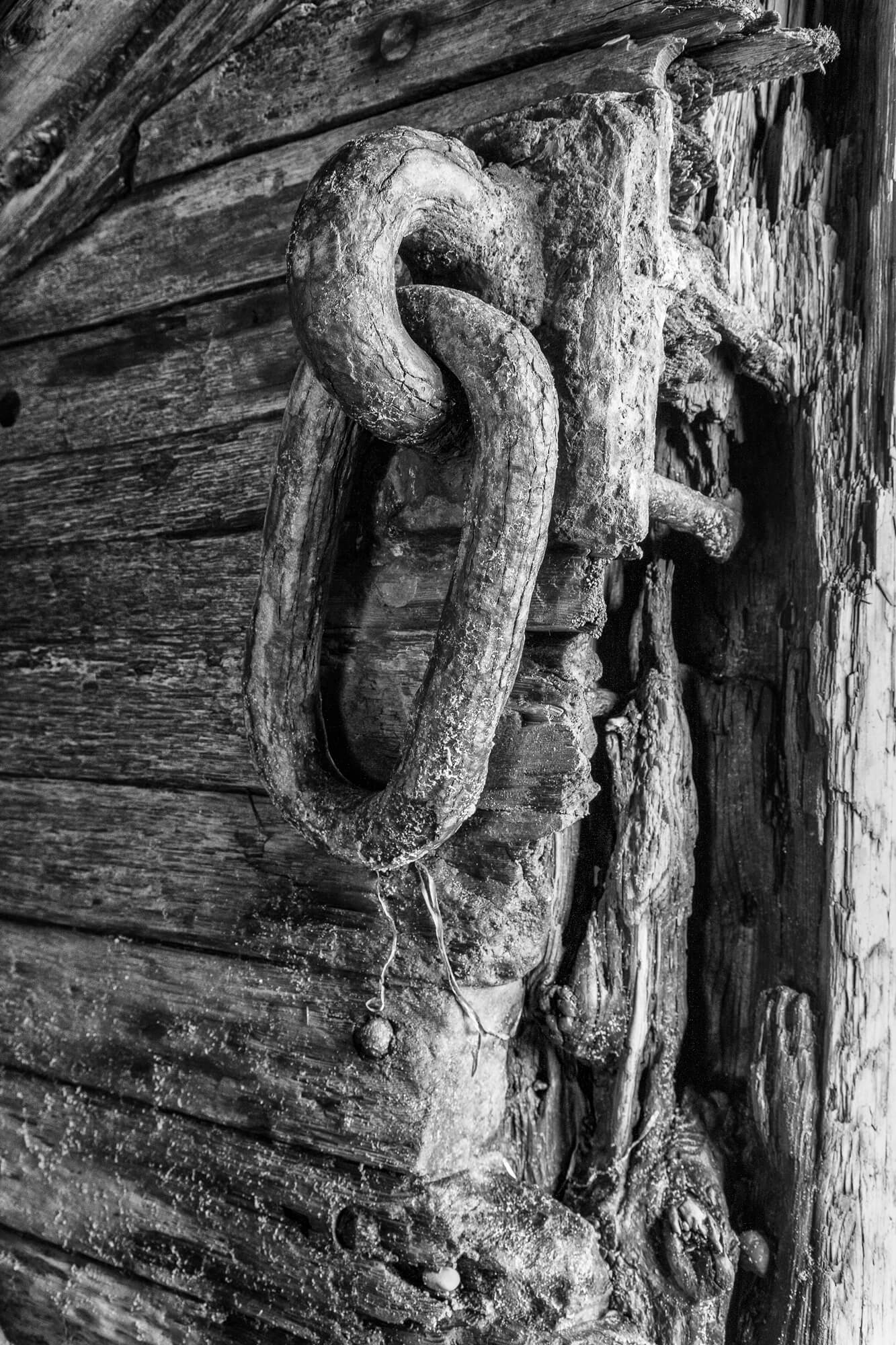 Rusted Clevis, SS Pesuta, Haida Gwaii, 2012