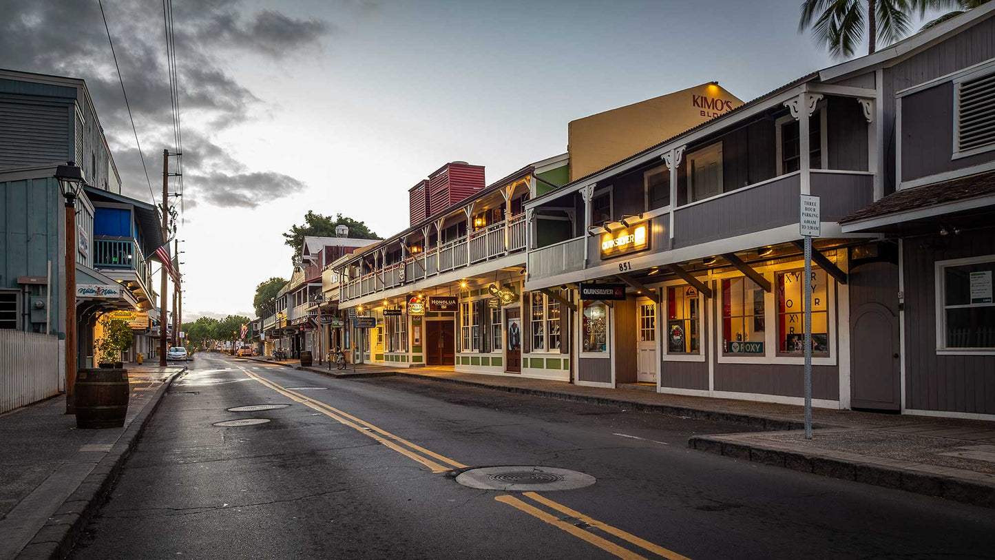 Front Street at Sunrise #3, Lahaina, Maui  2019