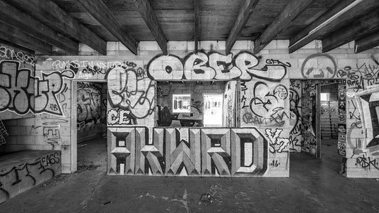 Graffiti #2, Awkward, Bombay Beach, Salton Sea 2019