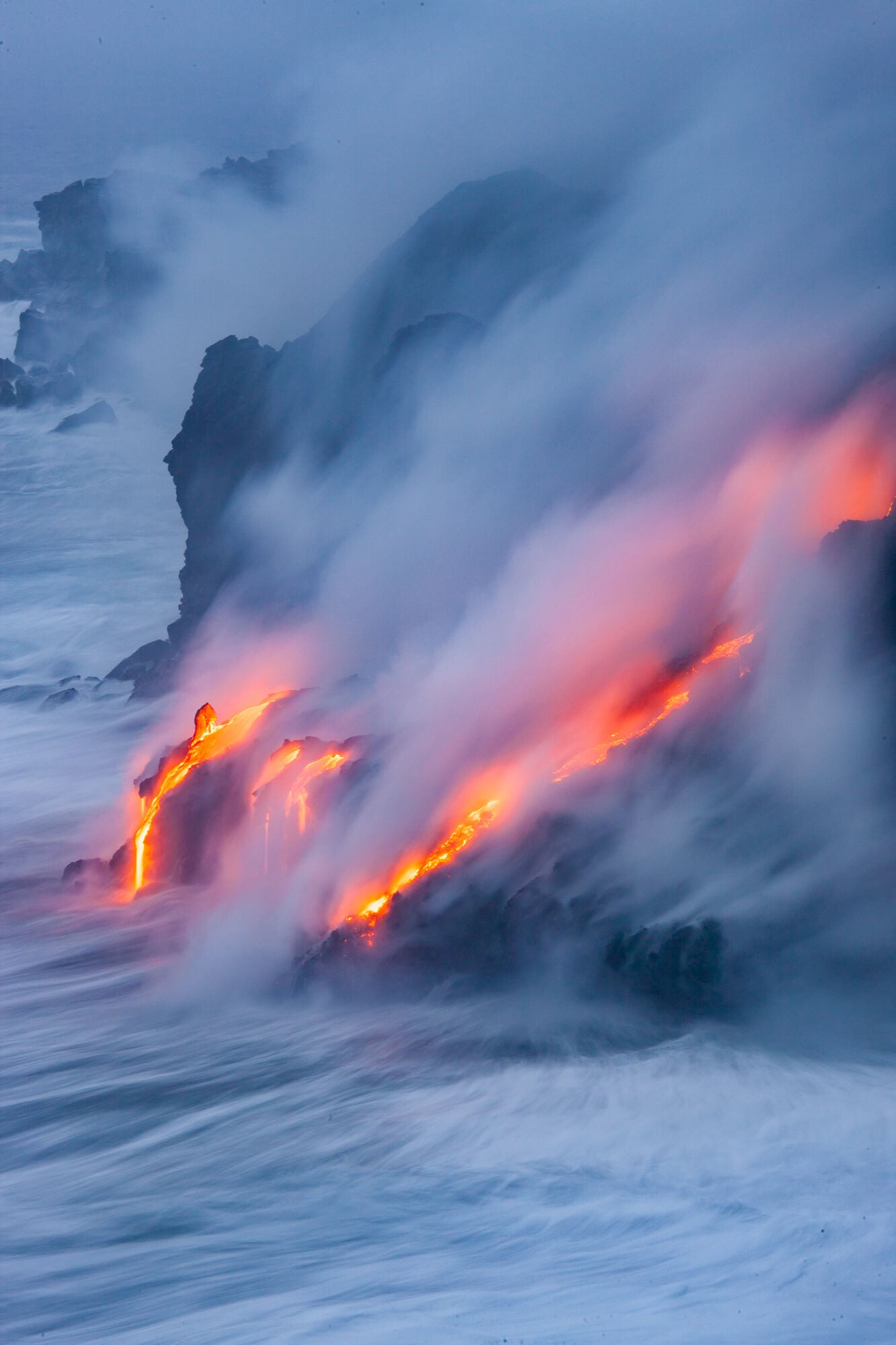 Blue Hour, Dawn, Kīlauea Portfolio, Hawaii 2012