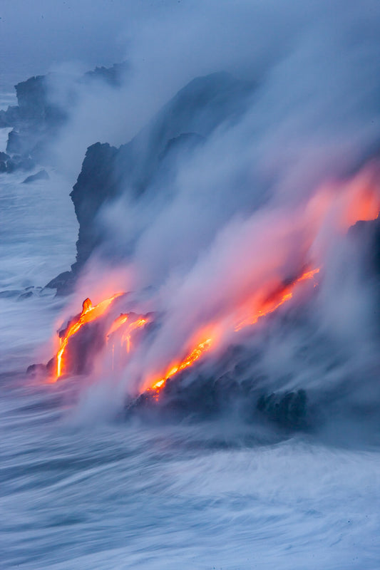 Blue Hour, Dawn, Kīlauea Portfolio, Hawaii 2012