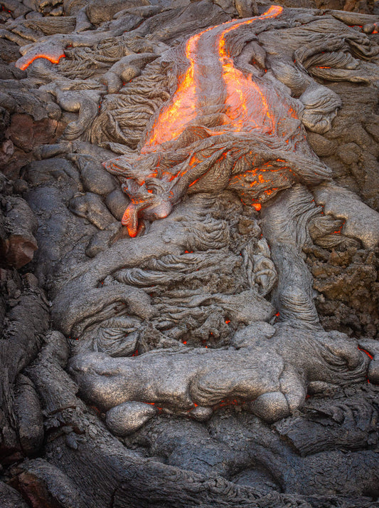 Pahoehoe Folds #3, Kīlauea Portfolio, Hawaii 2012