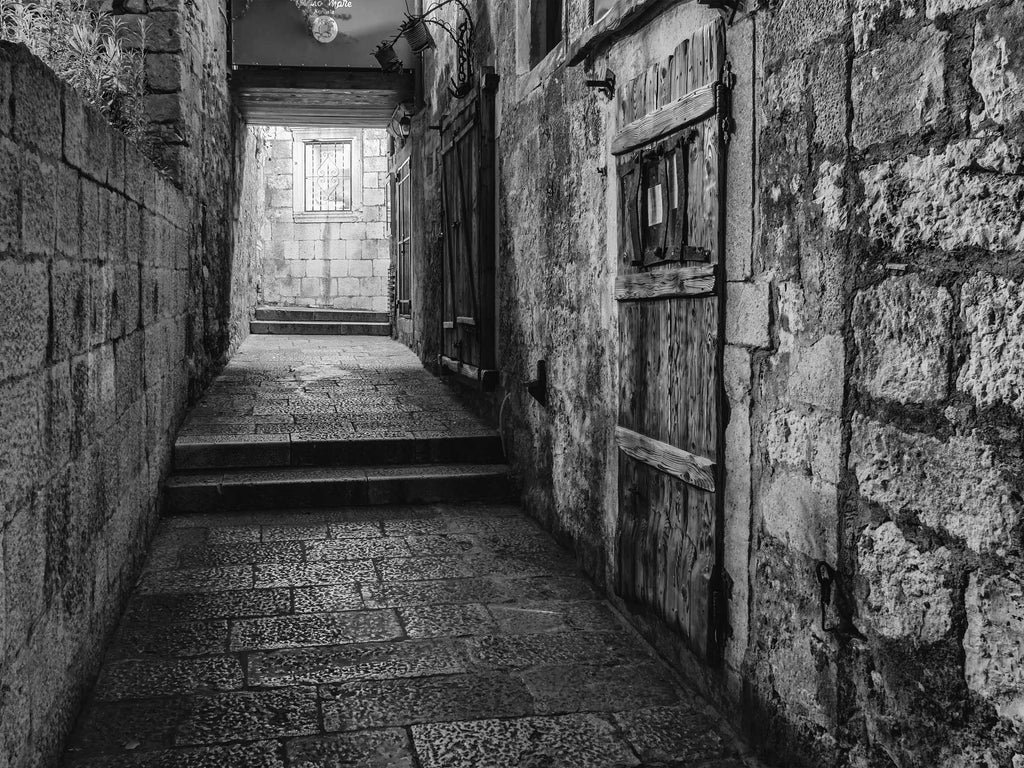 Weathered Entry, Korcula, Croatia