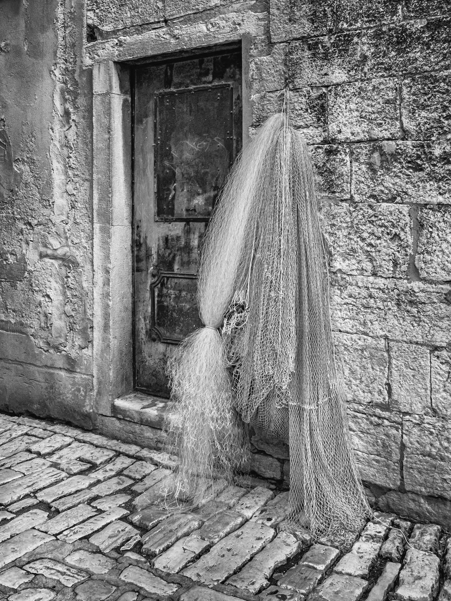 Drying Fish Nets, Rovinj, Croatia 2014