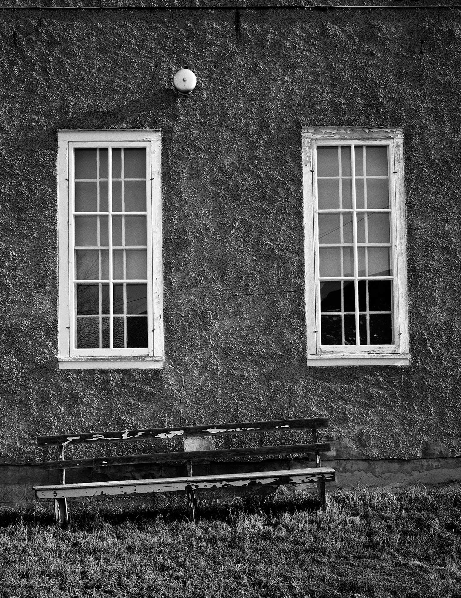 Exterior, East Coulee Elementary School, 2001