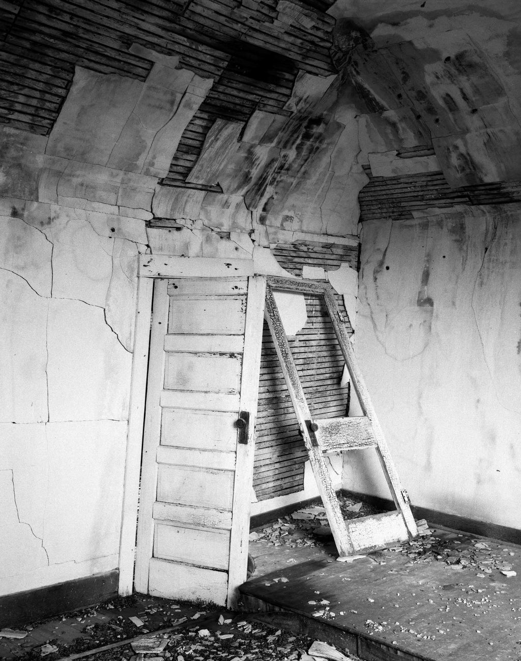 Skewed Church Doors, Dorothy, Alberta, 1999