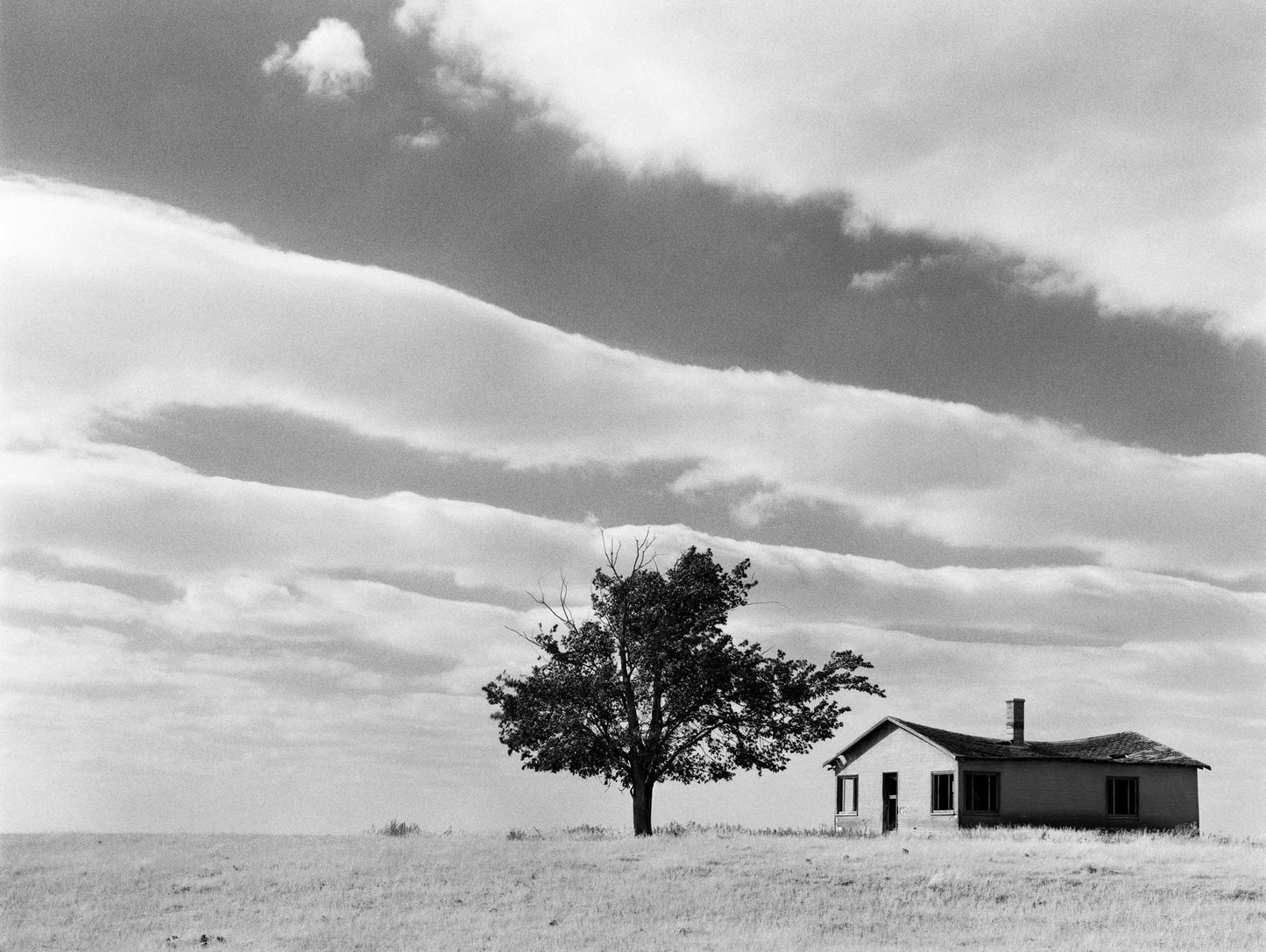 Corduroy Clouds, Mossleigh, Alberta 2001
