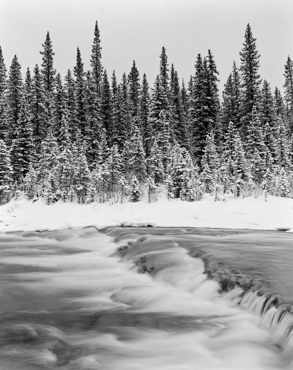 Winter, Little Elbow River 1985