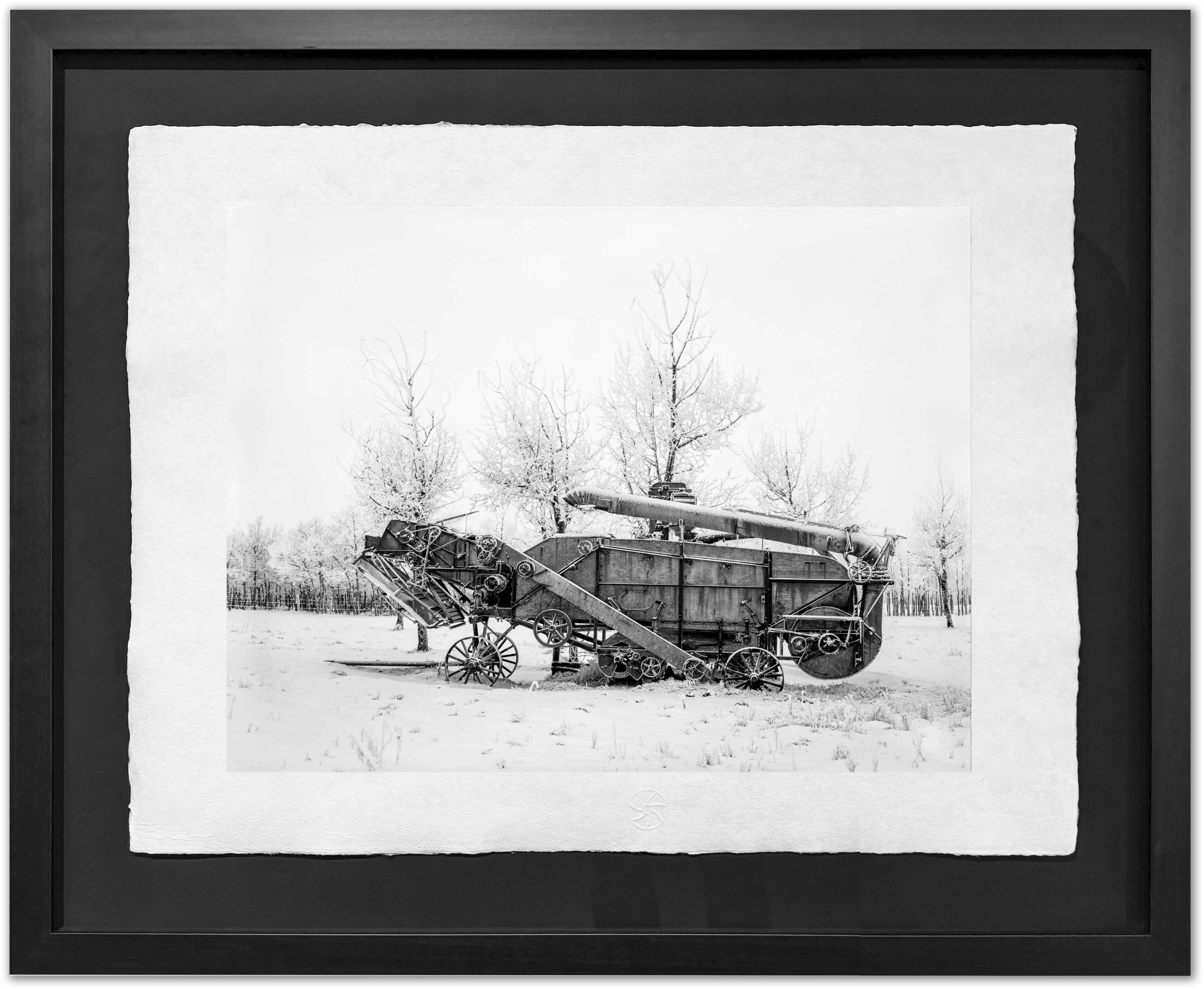 Hoarfrost and Combine, Alberta 1994
