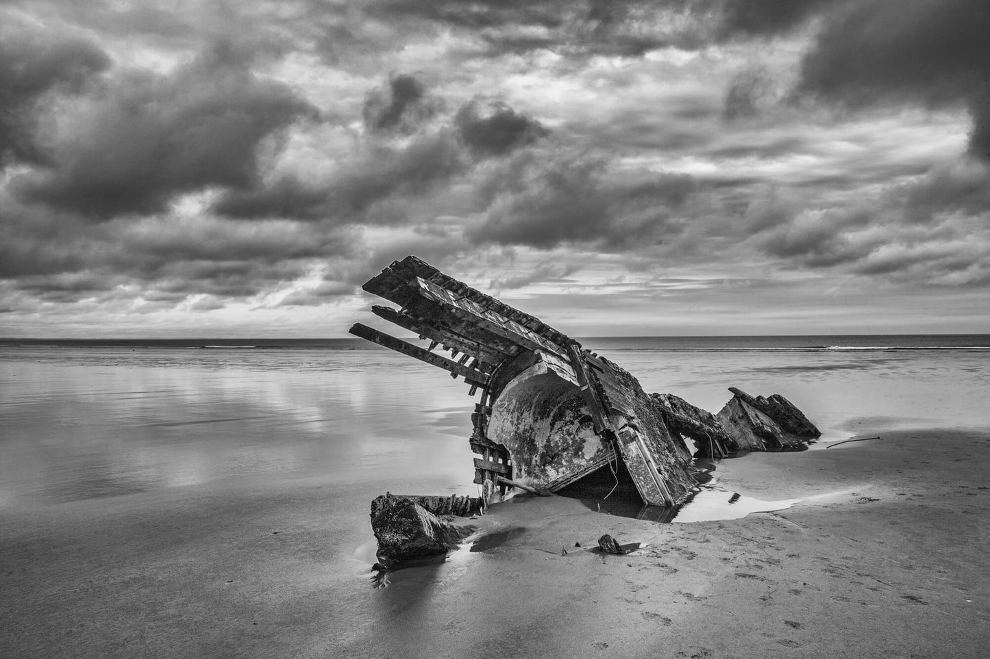 Wreckage on Toe Hill Beach, Haida Gwaii, 2012
