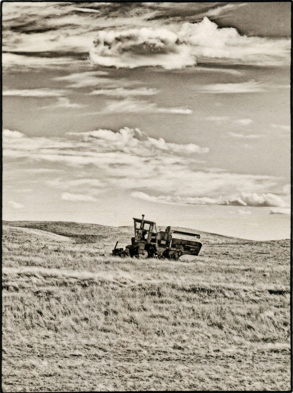 Combine in Field