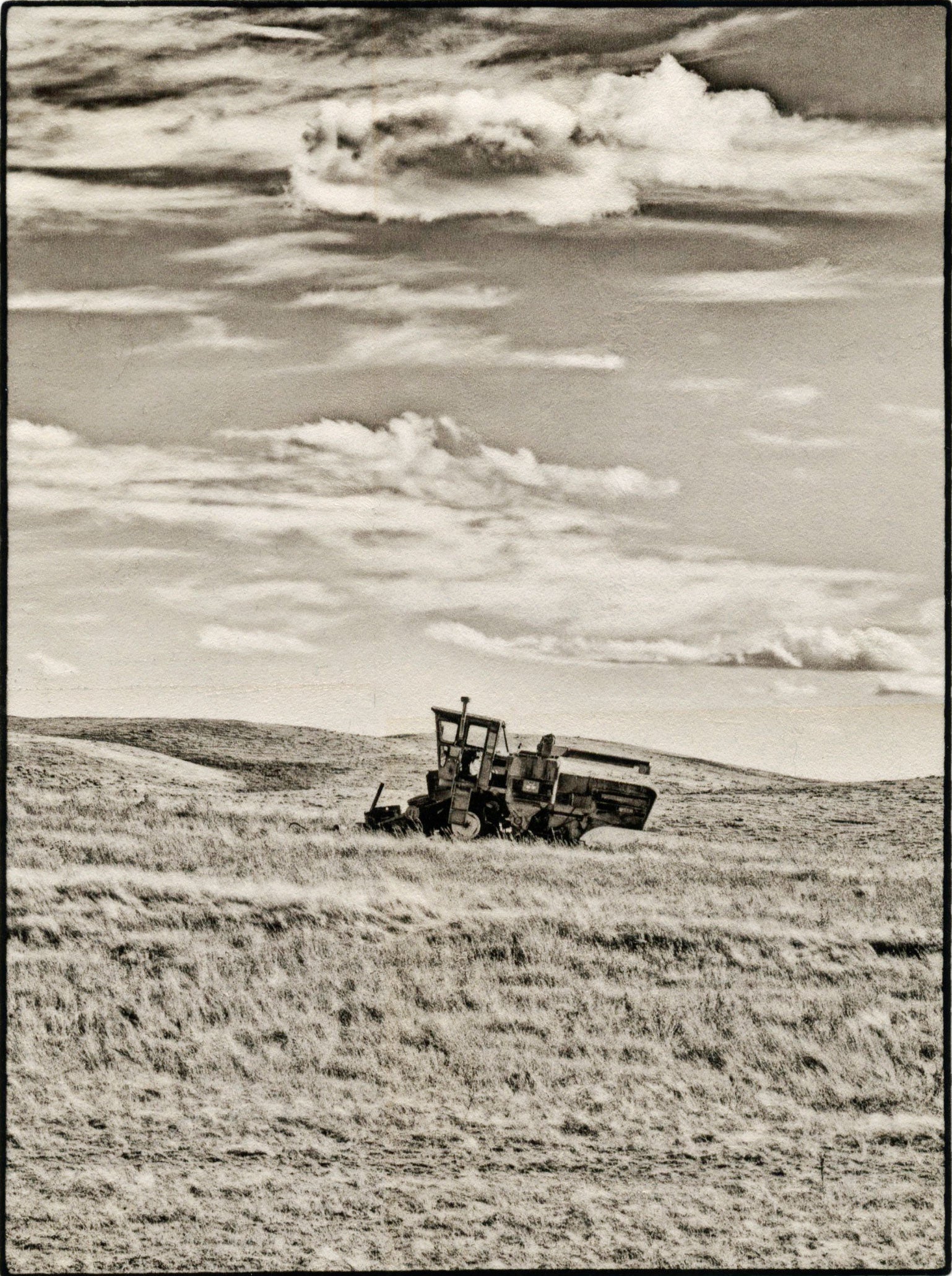Combine in Field