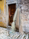 Drying Fishing Nets, Roving, Croatia 2014