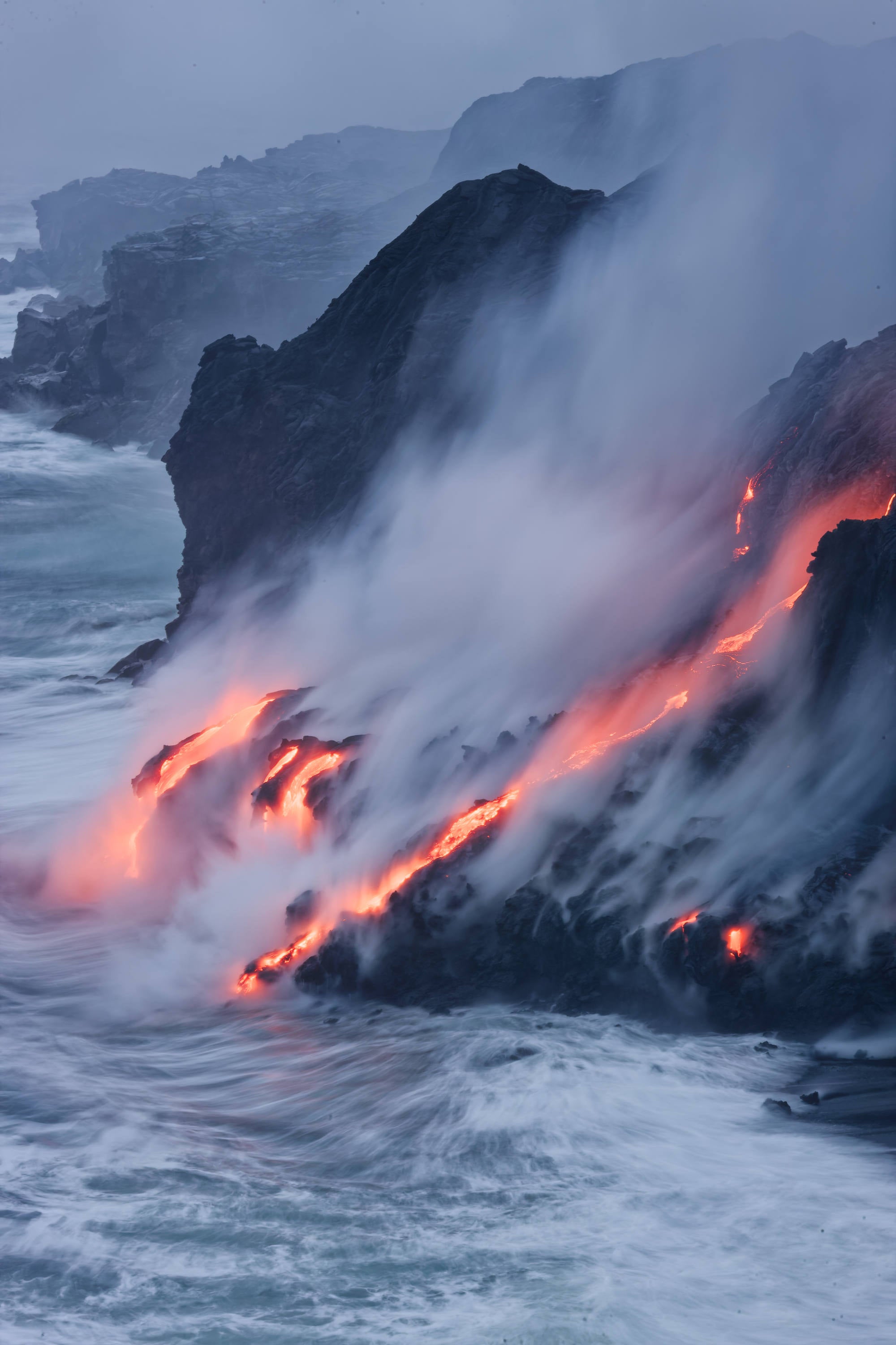 Blue Hour, Kīlauea, Hawaii 2012