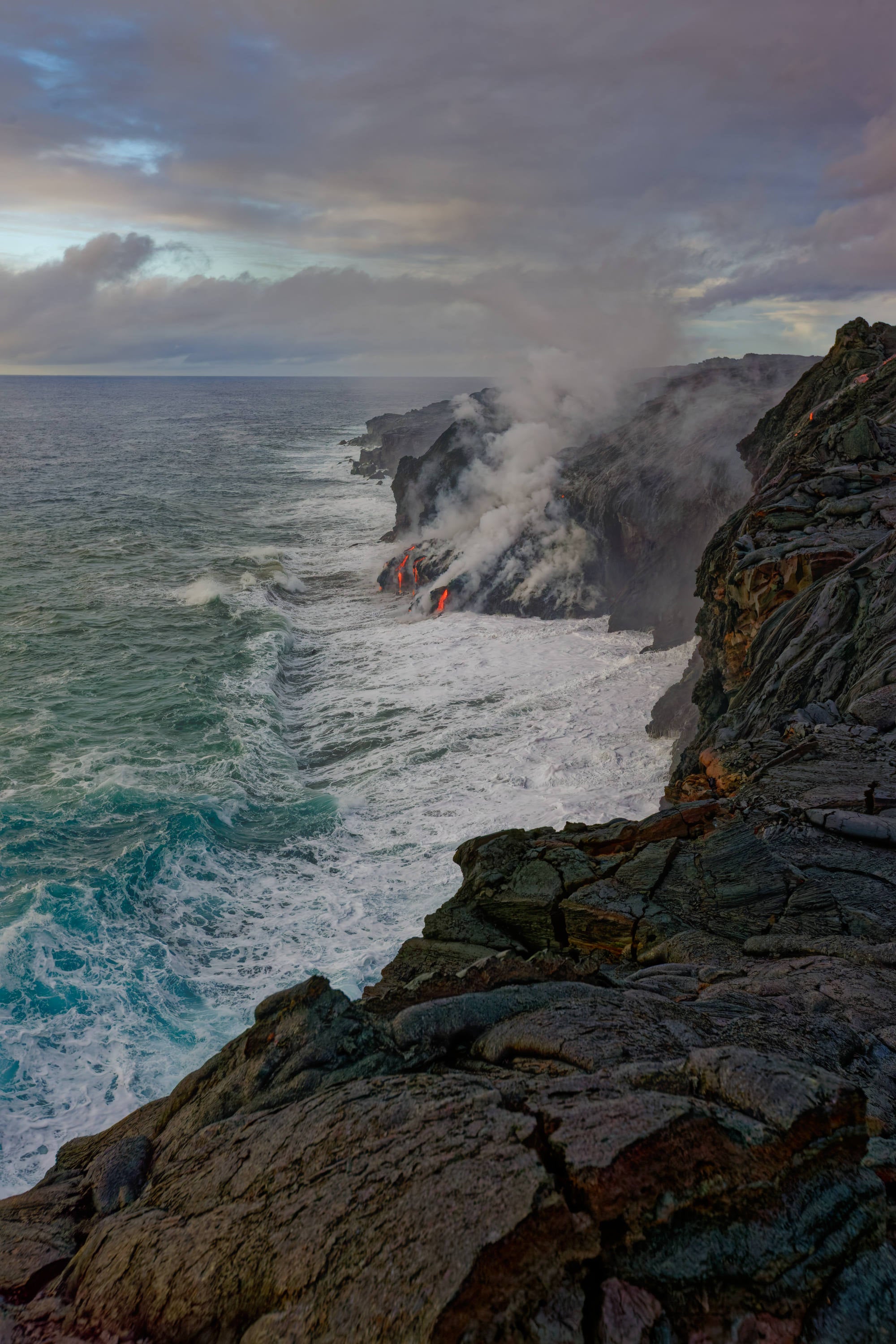 Ocean Entry, Kīlauea, Hawaii 2012