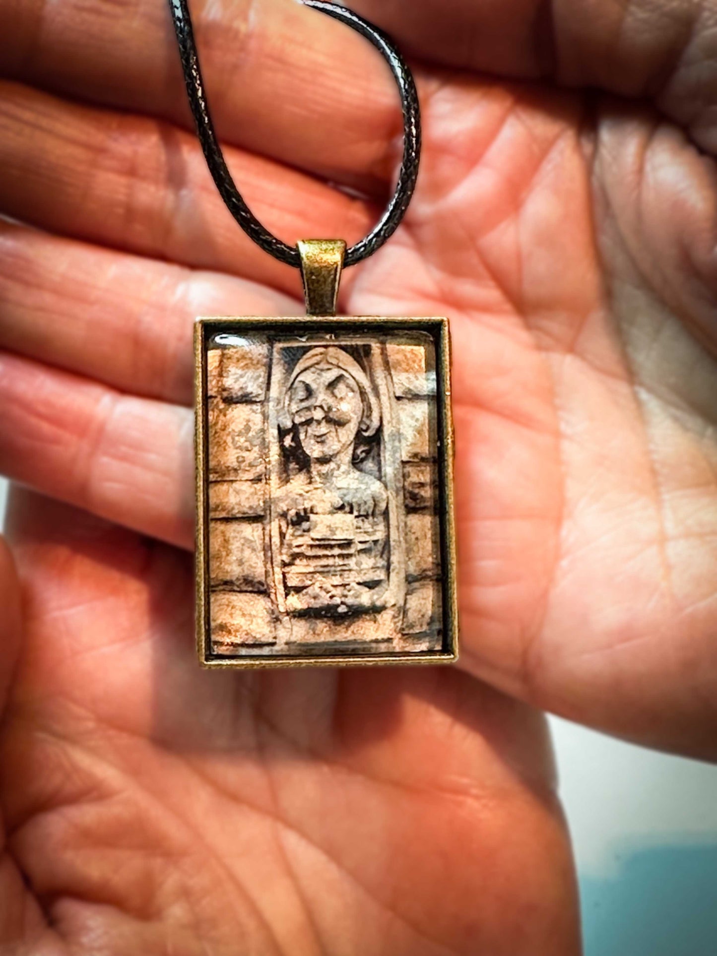 The Stenographer - Gargoyle Pendant