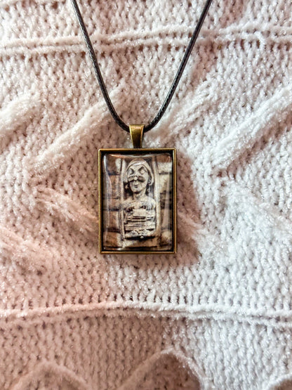 The Stenographer - Gargoyle Pendant